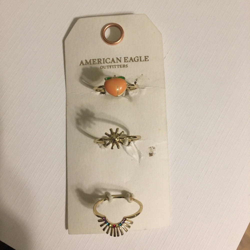 American Eagle ring set